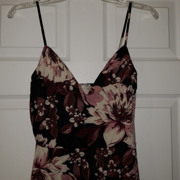 Strappy floral evening dress - Picture 2 of 2